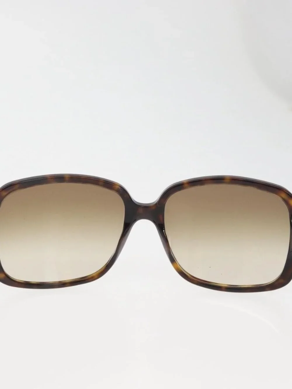 GUCCI Sunglasses plastic Brown Auth 155759